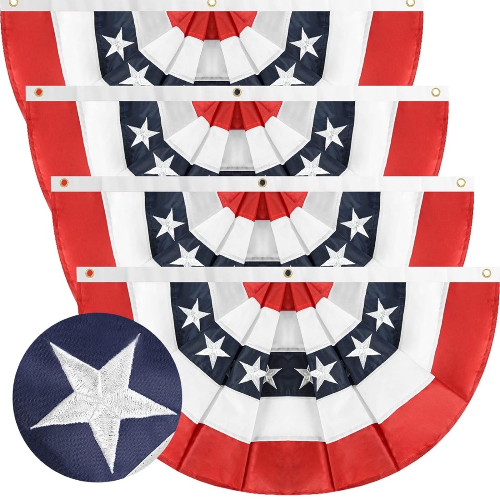USA bunting flags